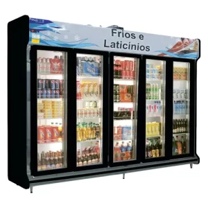 Expositor de Laticínios 5 Portas